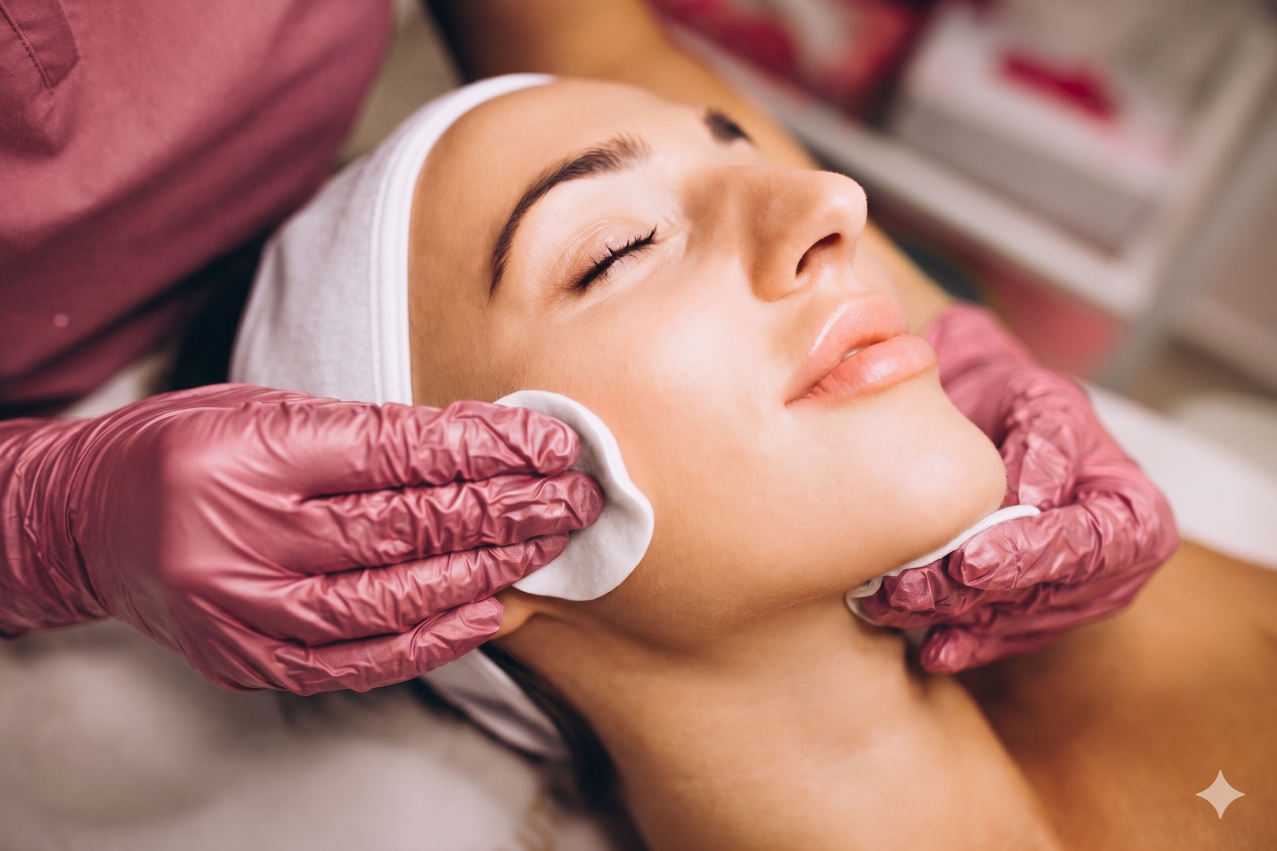 Relaxing facial treatment at Blush 'N Beauty Spa